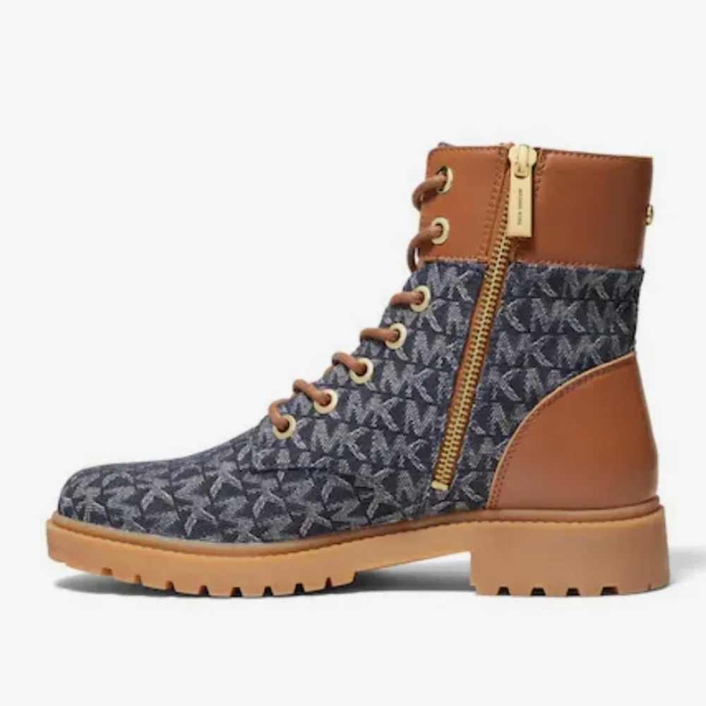 Michael kors denim embroidered boots - Picture 2 of 8